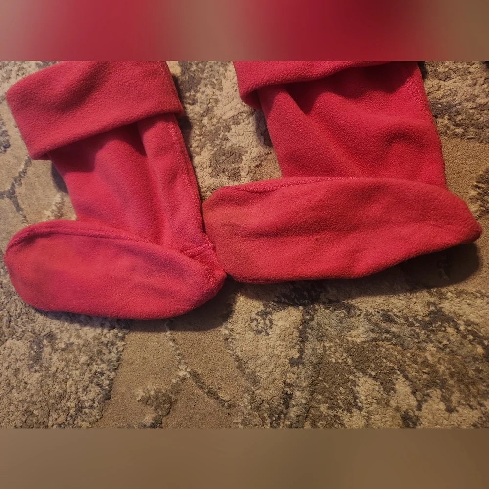 Hunter Kids Boot socks Pink Size Large (fits size 1 to 3)
